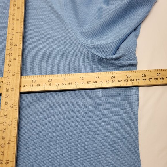 Cutter & Buck CB DryTec Womens Polo Shirt 2X Short Sleeve Moisture Wicking Blue - Picture 12 of 13